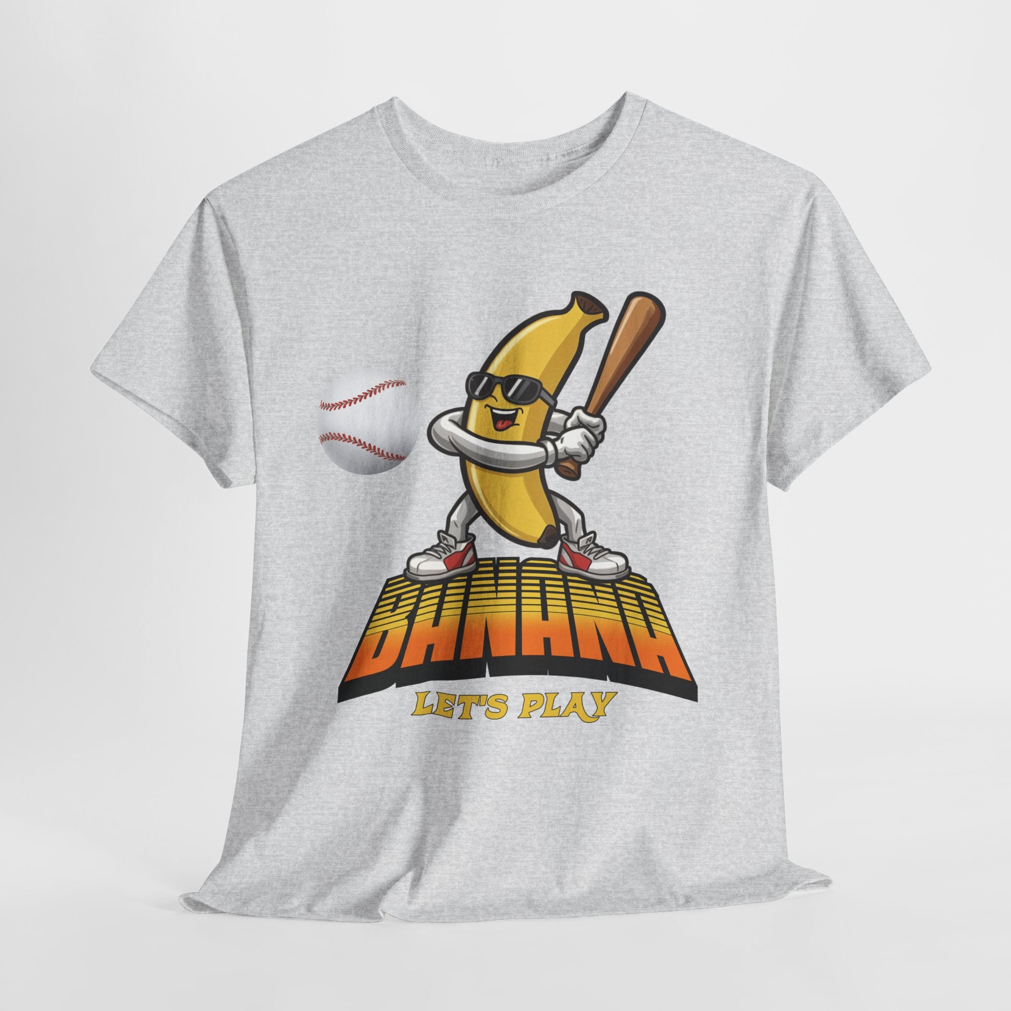 Banana Playing Baseball Tee