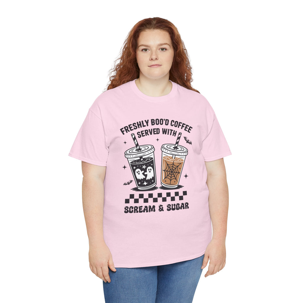 Halloween Iced Coffee Unisex Cotton Tee