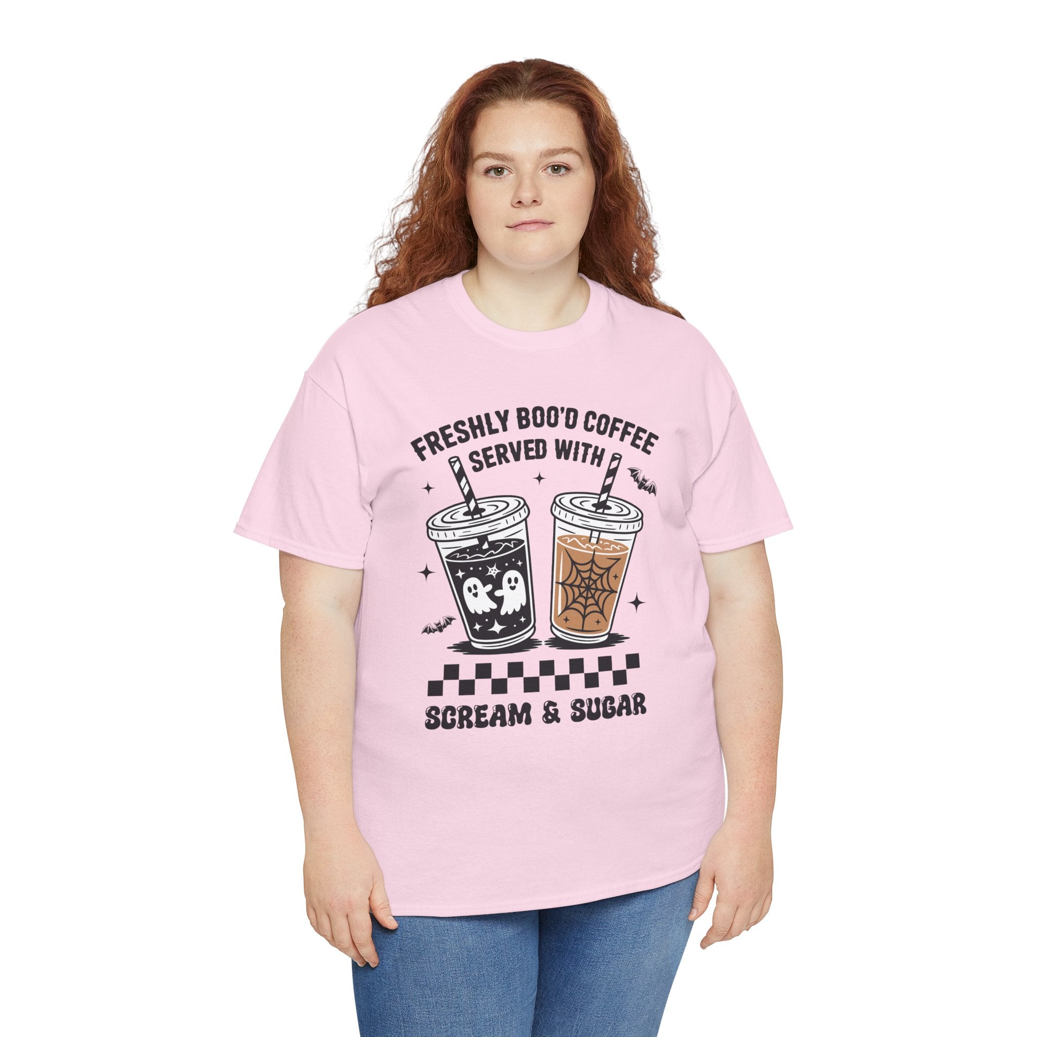 Halloween Iced Coffee Unisex Cotton Tee