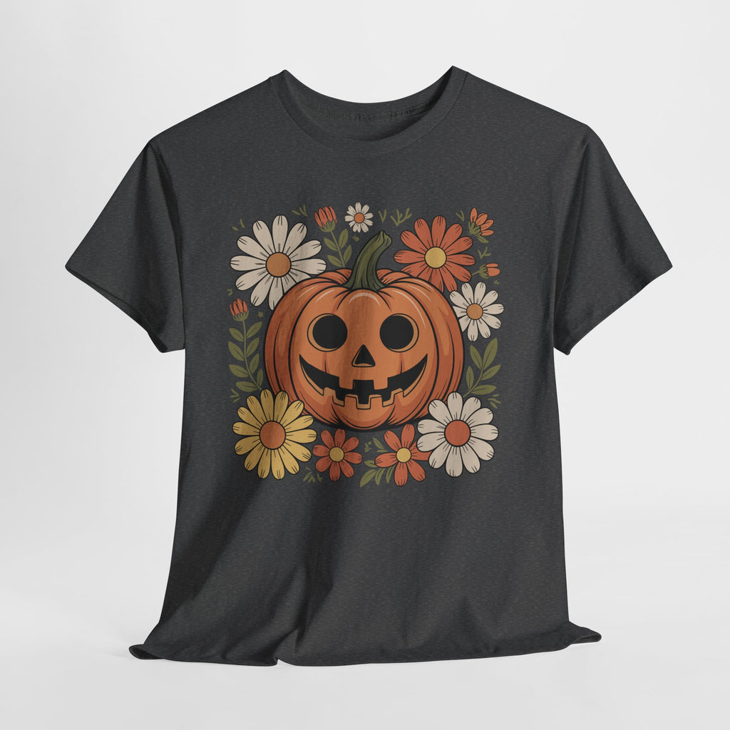 Halloween Pumpkin Unisex Cotton Tee