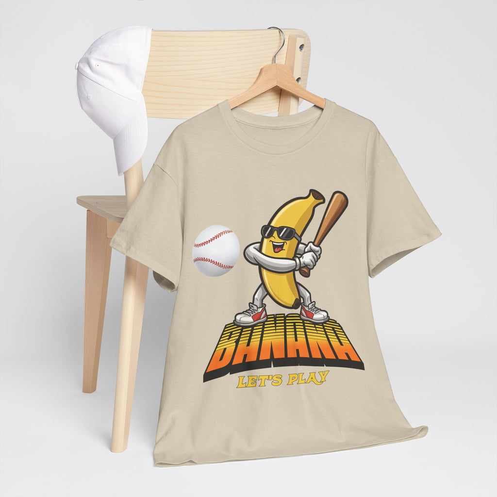 Banana Playing Baseball Tee