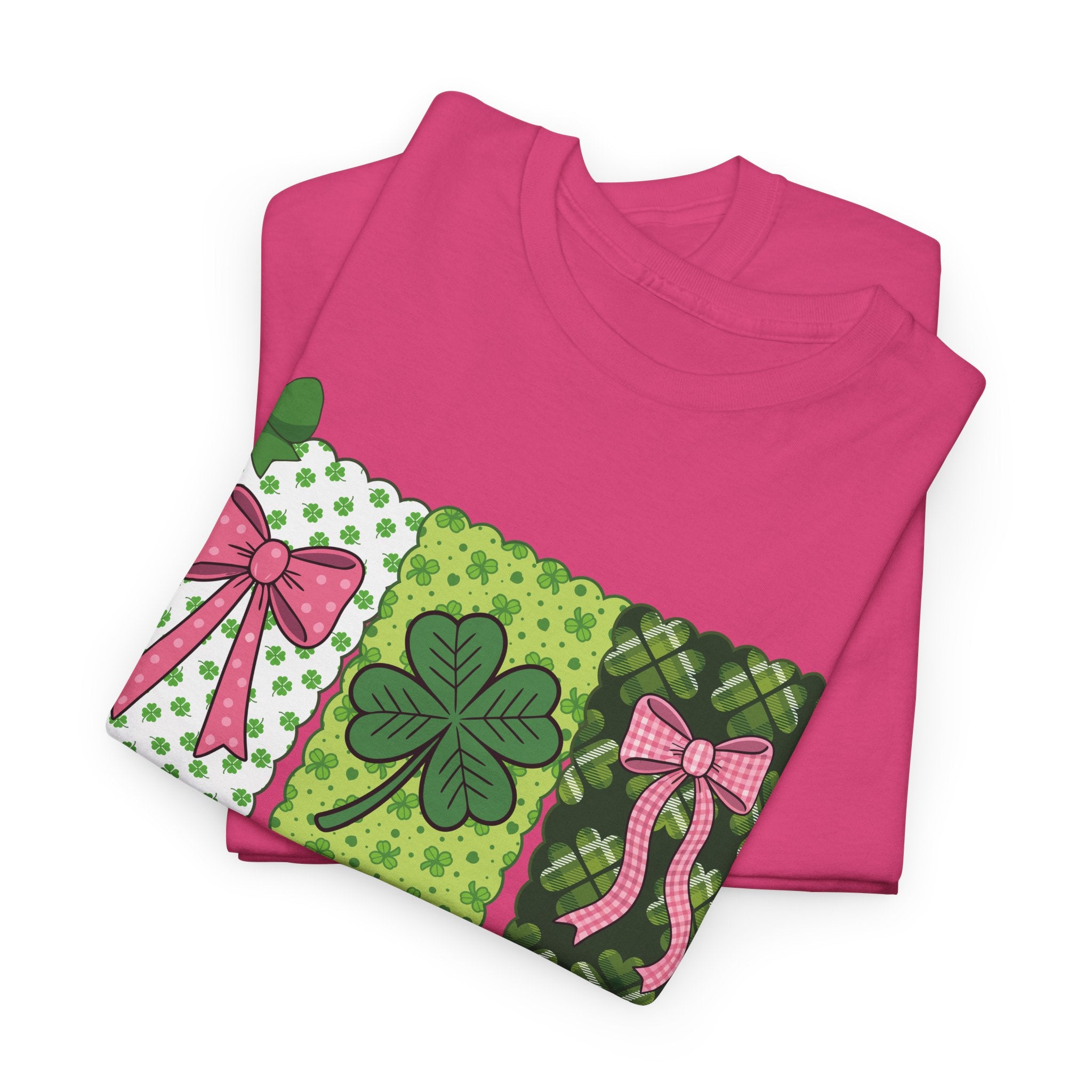Lucky and Blessed Clover Unisex Cotton Tee