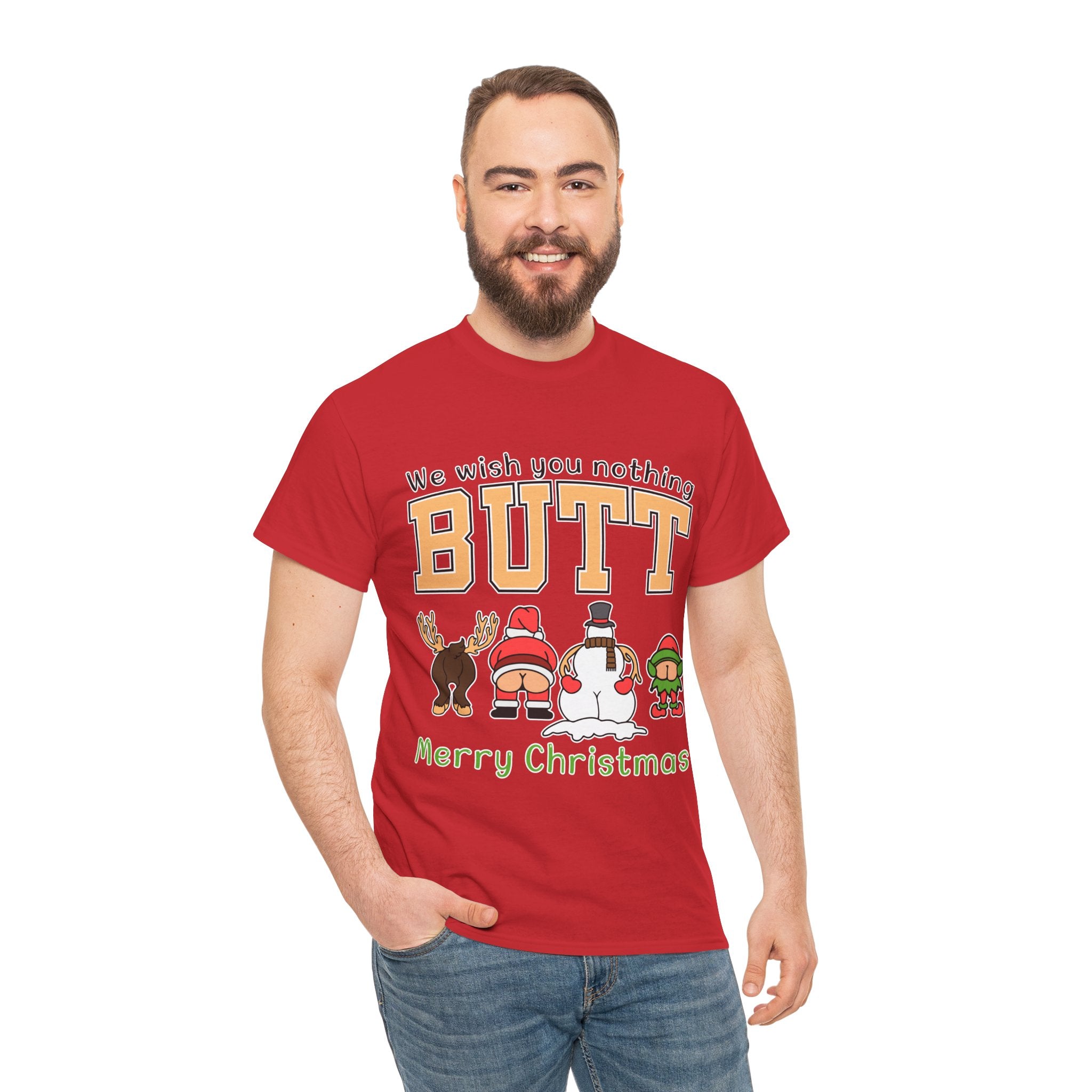 Christmas Butts Unisex Cotton Tee