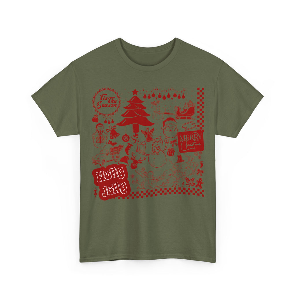 Christmas Festive Unisex Cotton T-shirt
