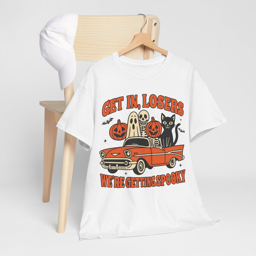 Halloween Skeleton Pumpkin Black Cat Unisex Cotton Tee