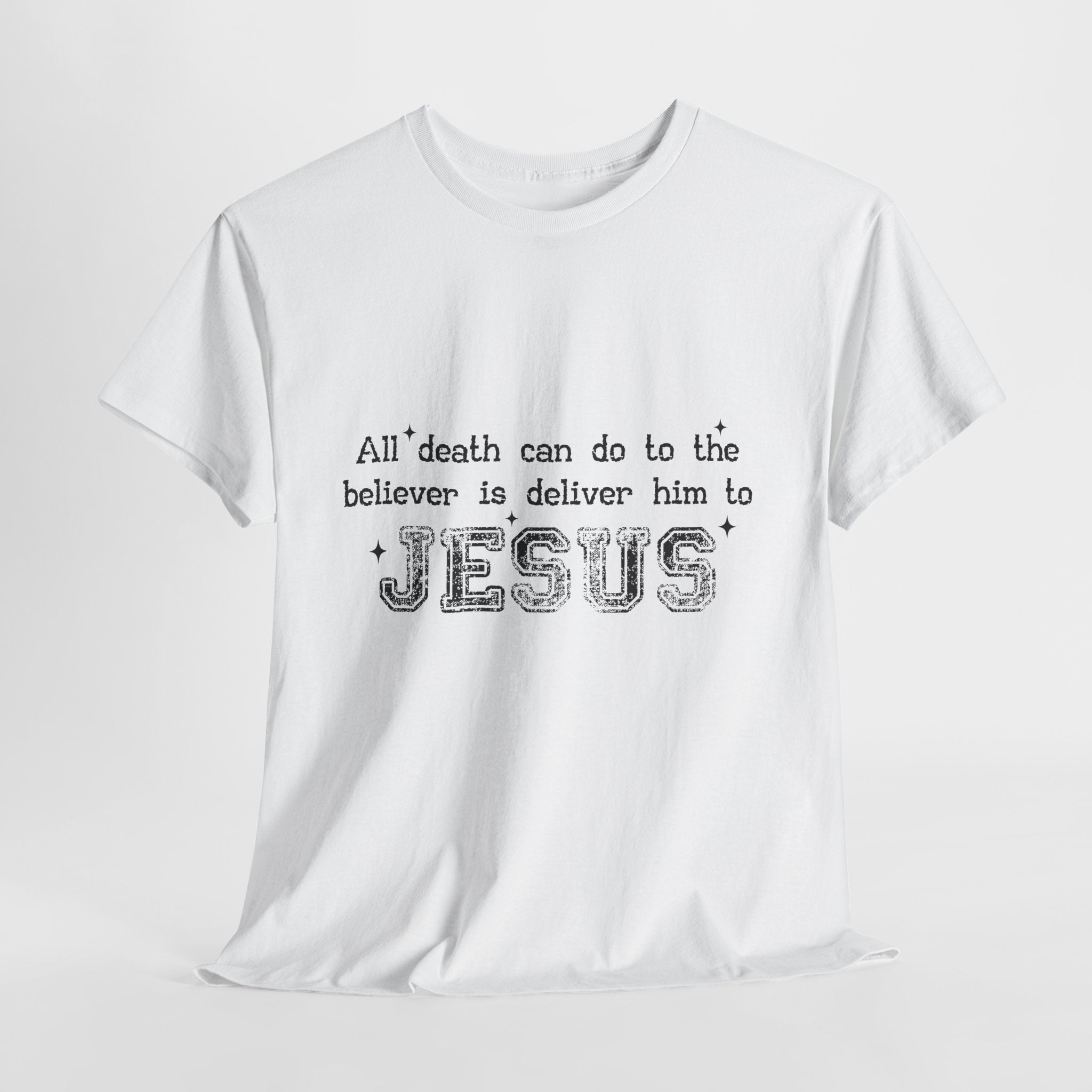 Minimalist Black Typographic Unisex Cotton Tee