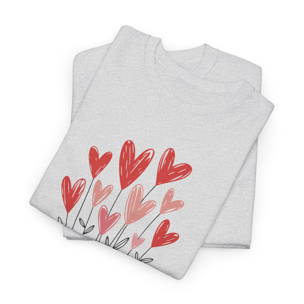 Christian Valentine T-Shirt — "Love Never Fails" (1 Corinthians 13:8) Unisex Cotton Tee