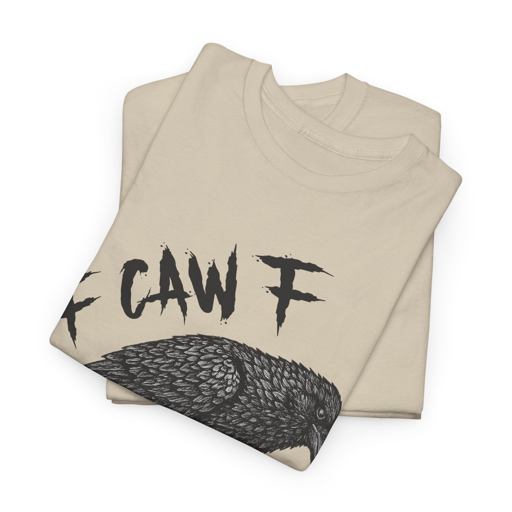 Gothic Crow & Skull T-Shirt — Dark Gothic Skull Unisex Cotton Tee