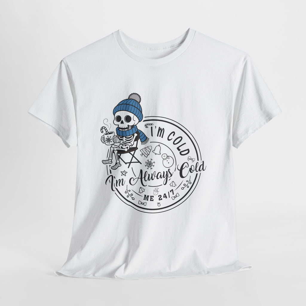 Cozy Skeleton Unisex Cotton Tee