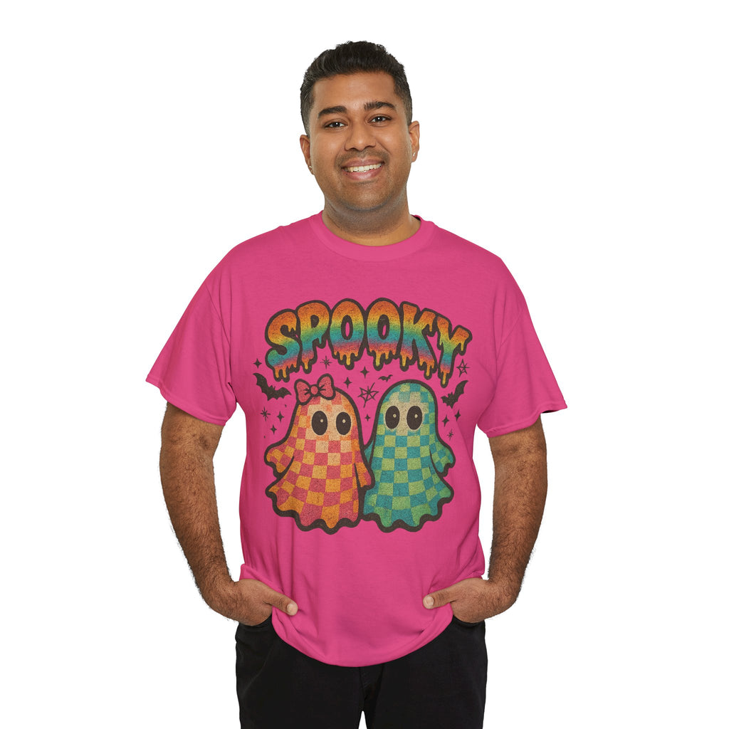 Spooky Pastel Ghosts Unisex Cotton Tee
