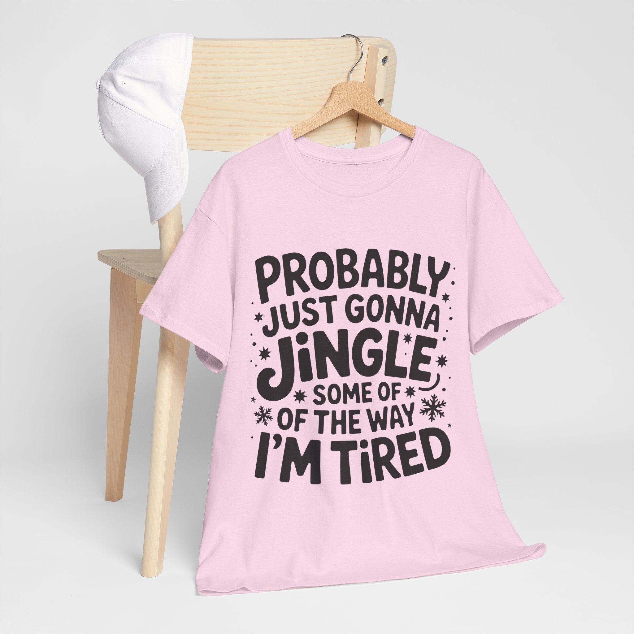 Black & White Minimalist Script Yes, I'm Always Cold Unisex Cotton Tee