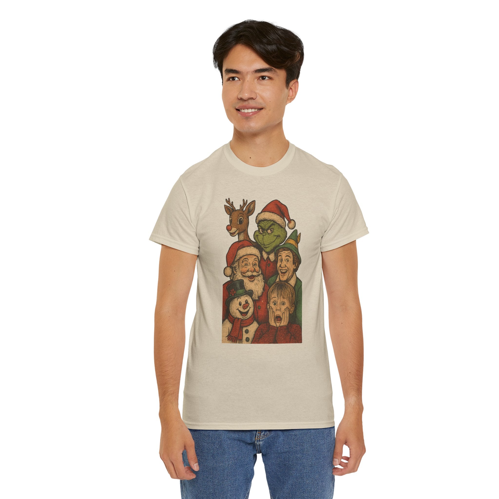 Christmas Icon Vintage Unisex Cotton Tee
