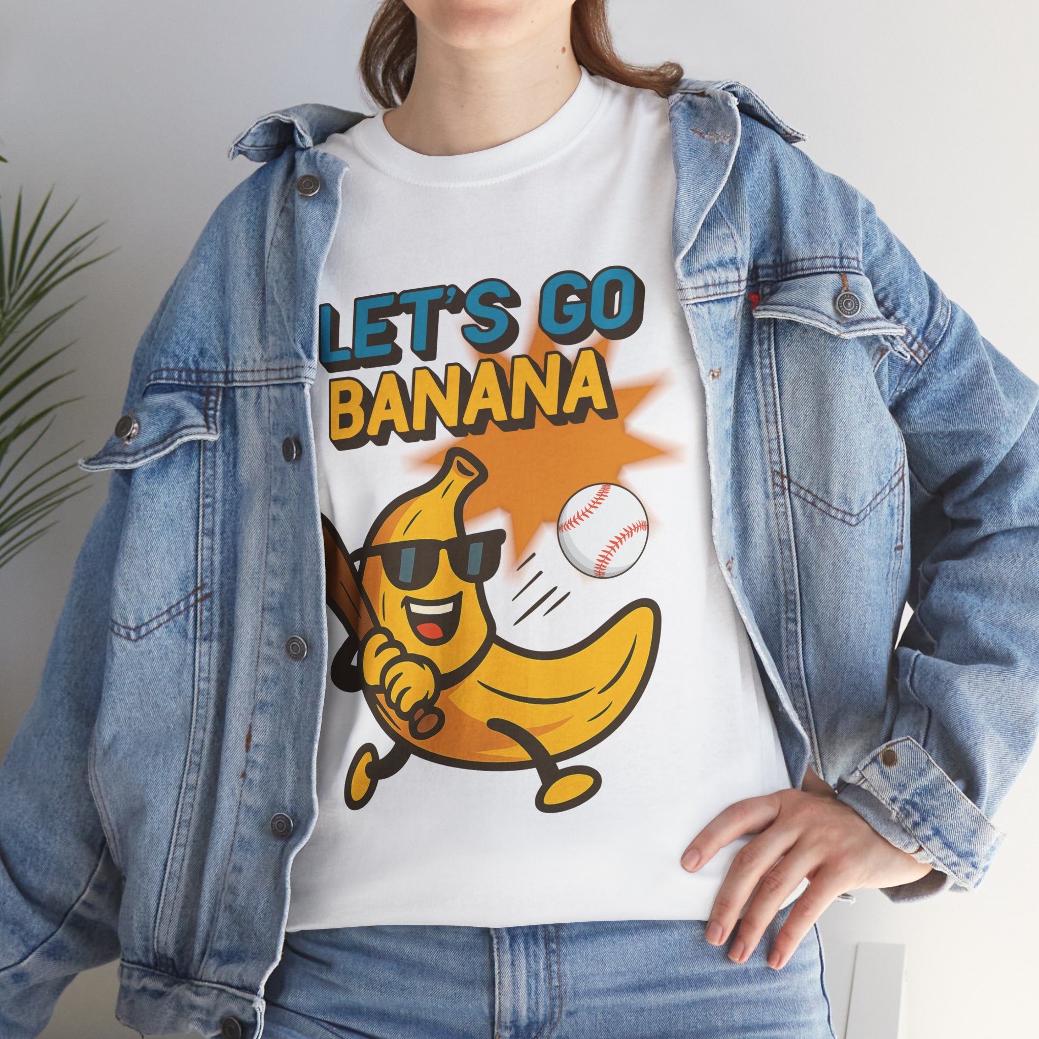Baseball Banana Unisex Tee