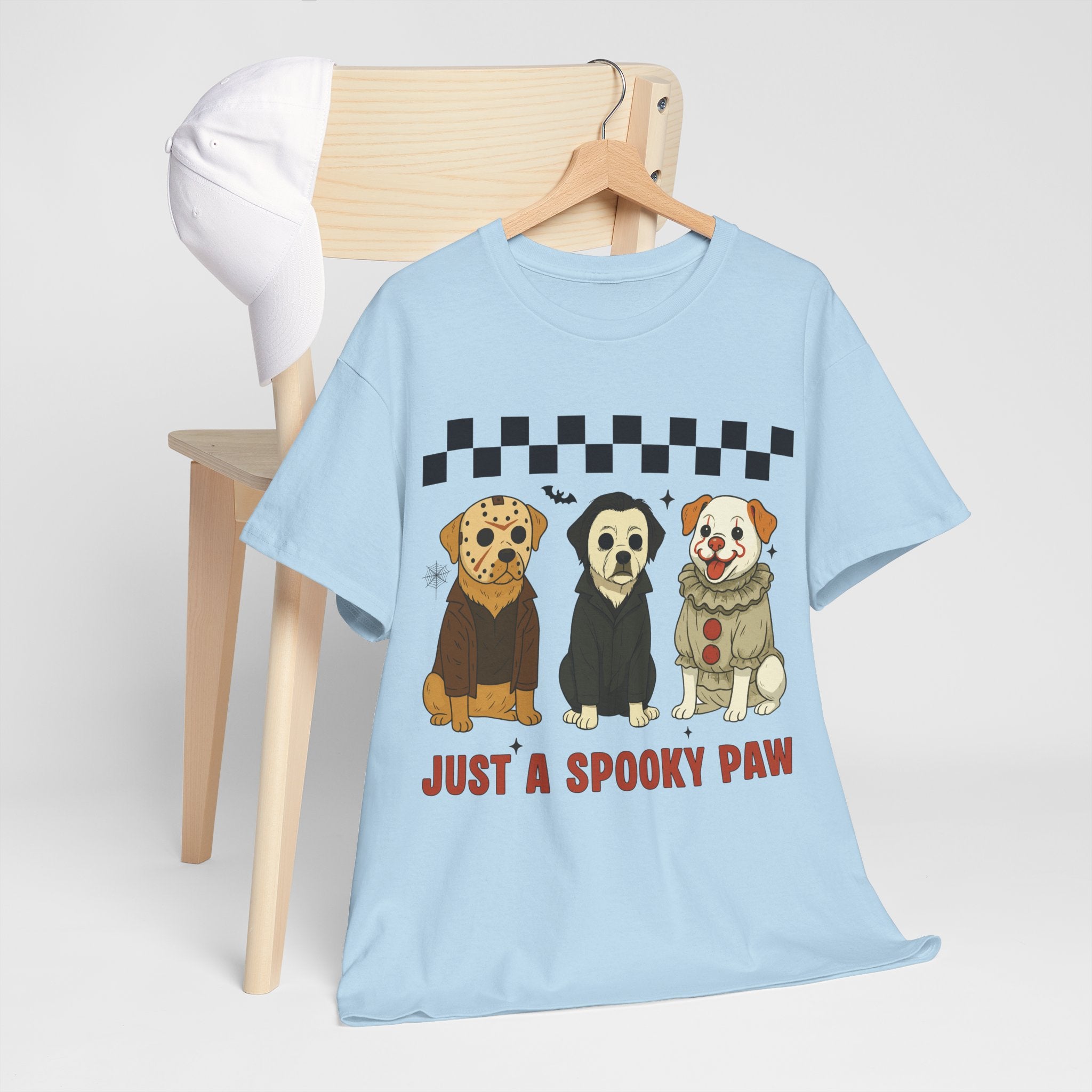 Halloween "Just A Spooky Paw" Unisex Cotton Tee