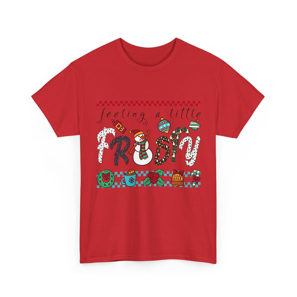 Christmas Frosty Unisex Cotton Tee