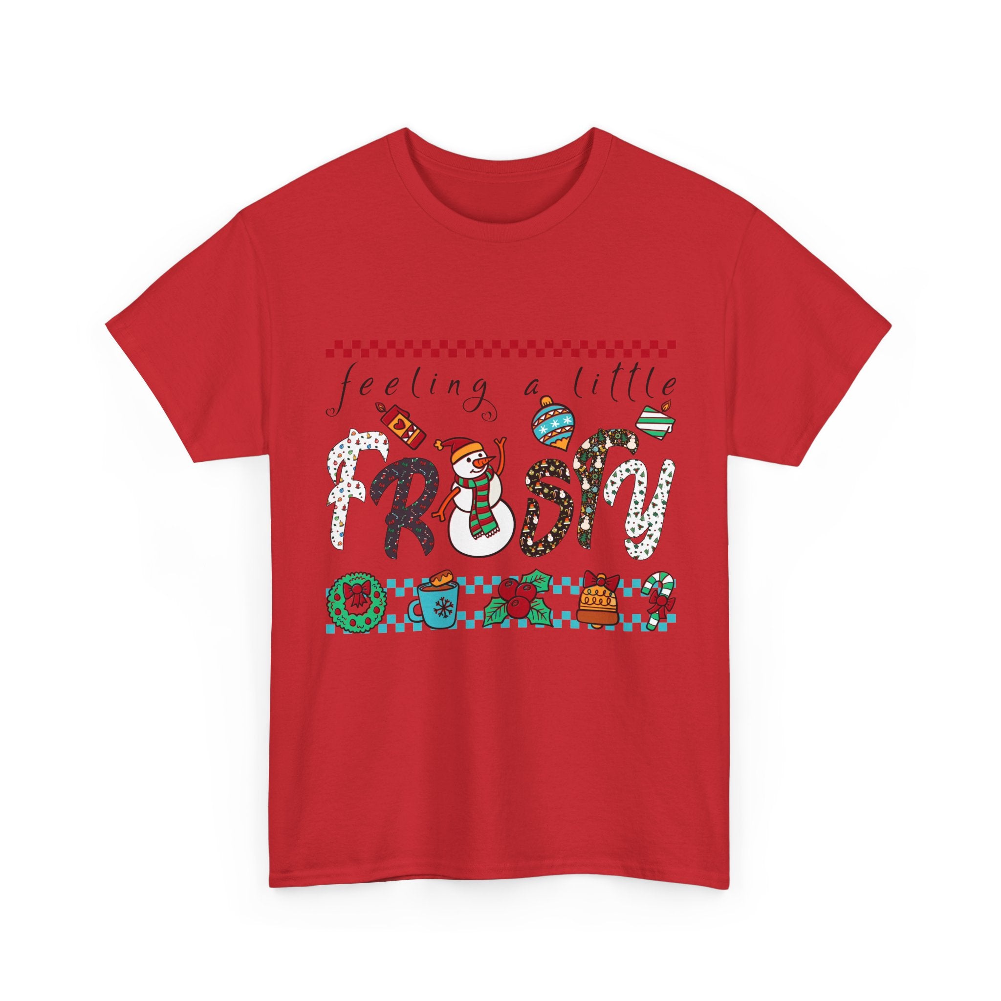 Christmas Frosty Unisex Cotton Tee