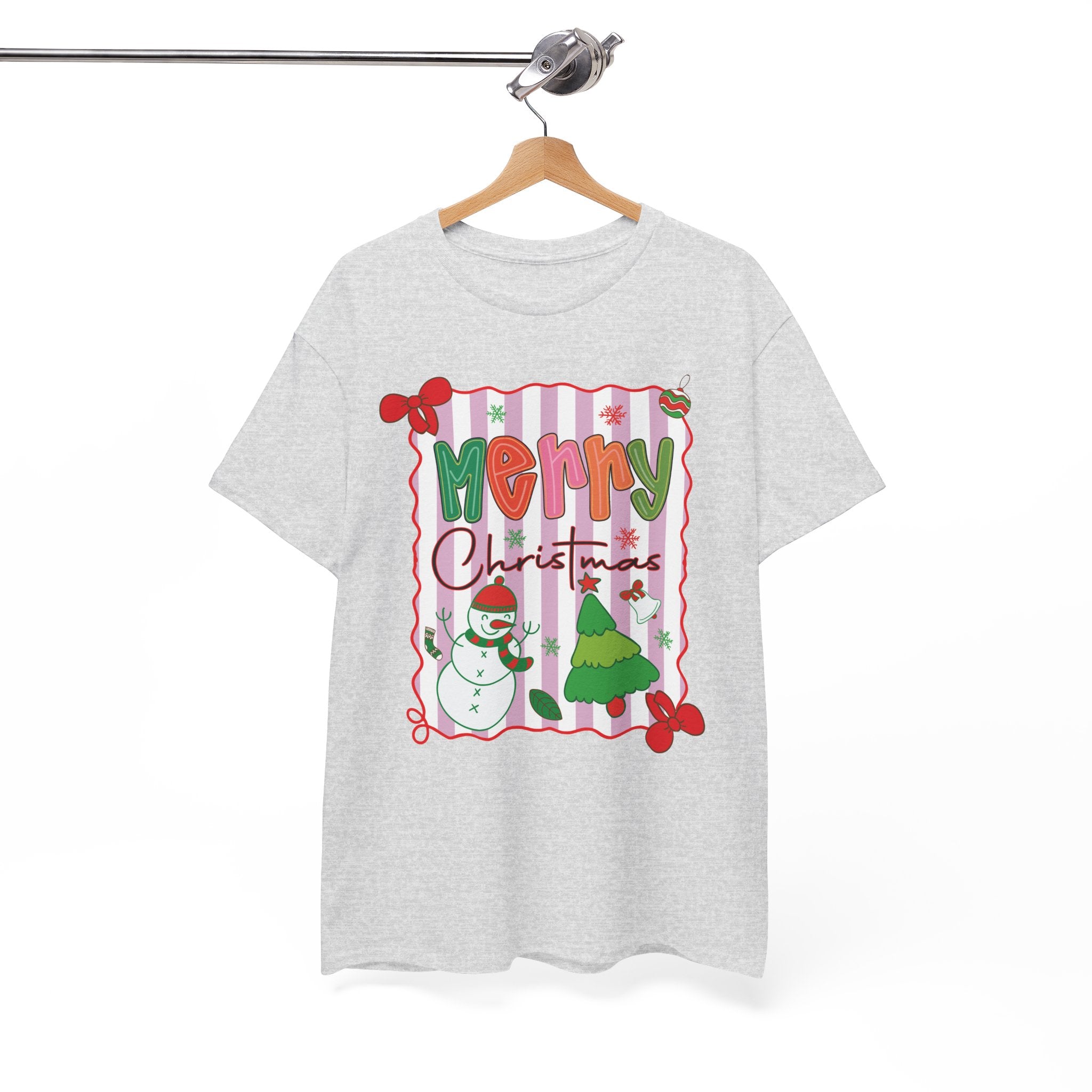 Christmas Snowman Unisex Cotton Tee