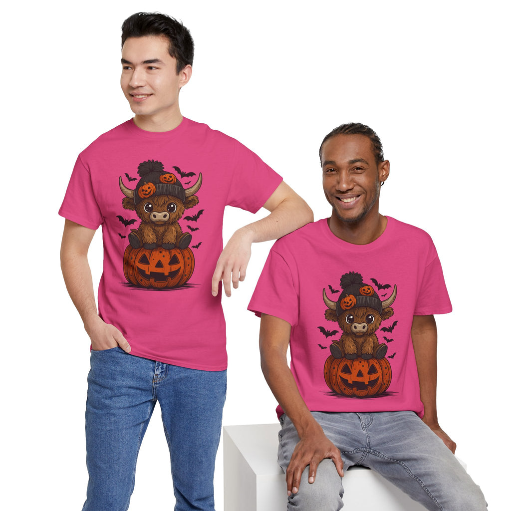 Halloween Cow Unisex Cotton Tshirt