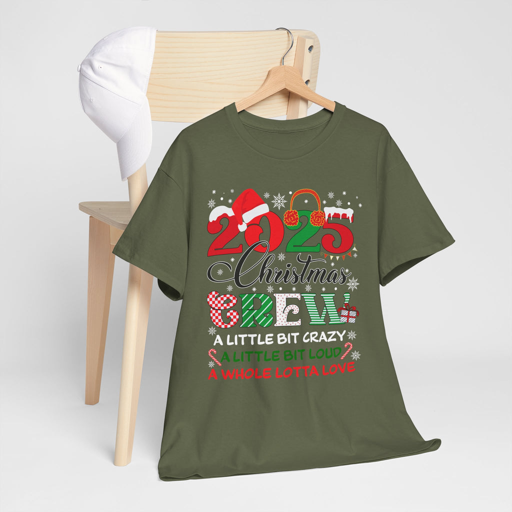 Christmas Crew 2025 Unisex Cotton Tee