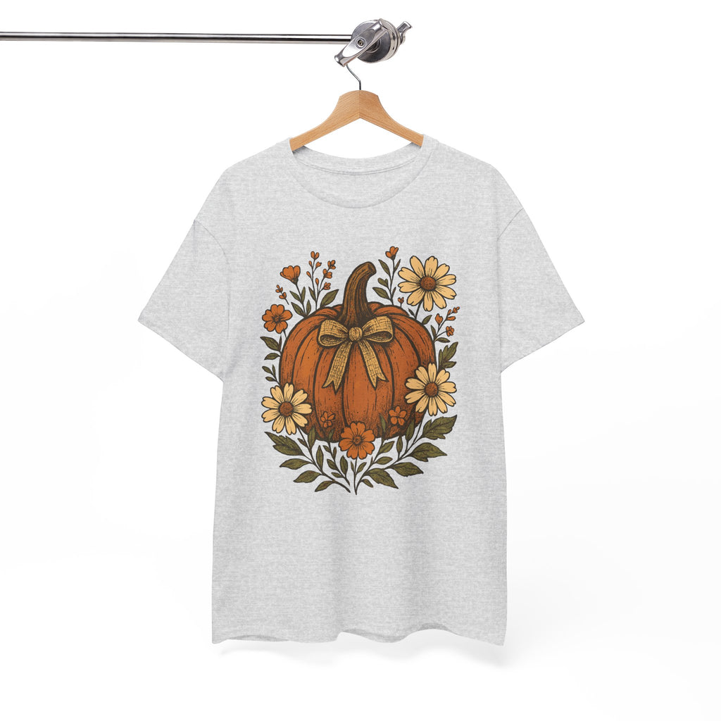 Pumpkin Daisy Unisex Cotton Tee