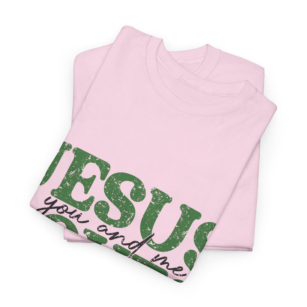 Jesus Loves Vintage Tee — Green Retro Christian Unisex Cotton T-Shirt