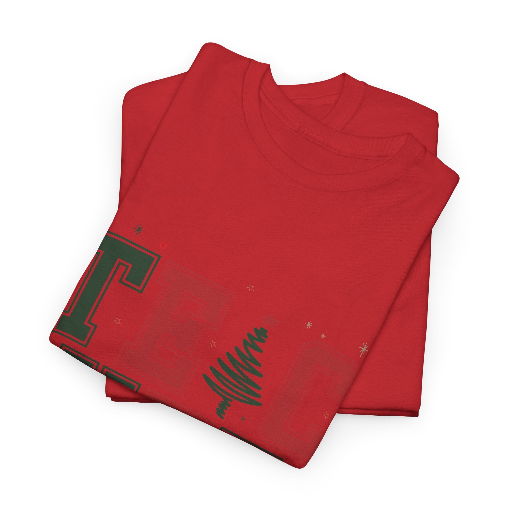 Teacher Christmas Varsity T-Shirt — Red & Green Holiday Unisex Cotton Tee