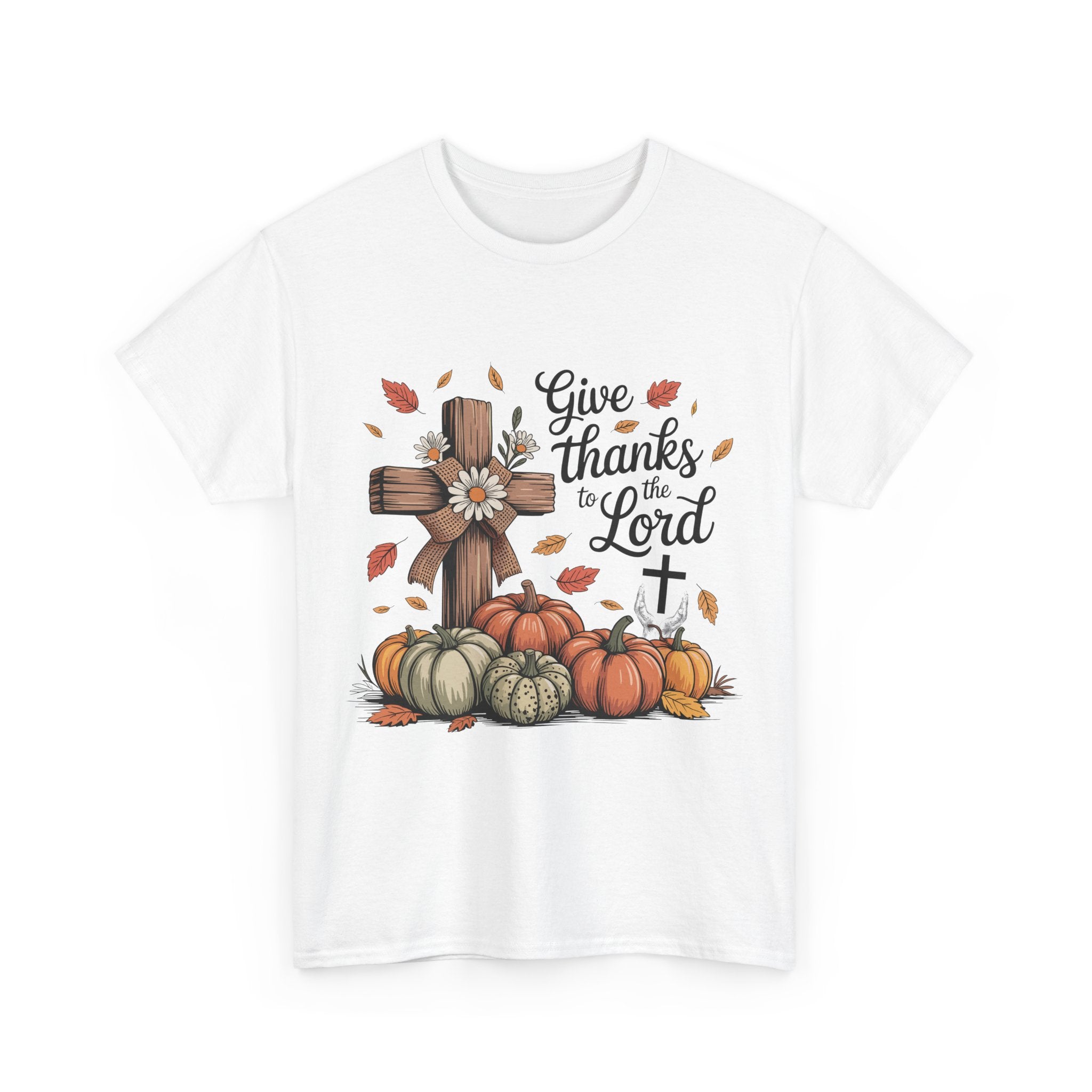 Thankful Cross Tee for Fall- Unisex