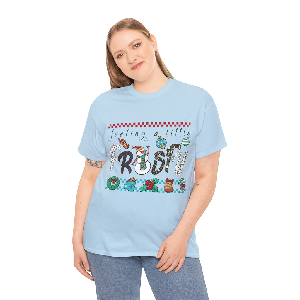 Christmas Frosty Unisex Cotton Tee