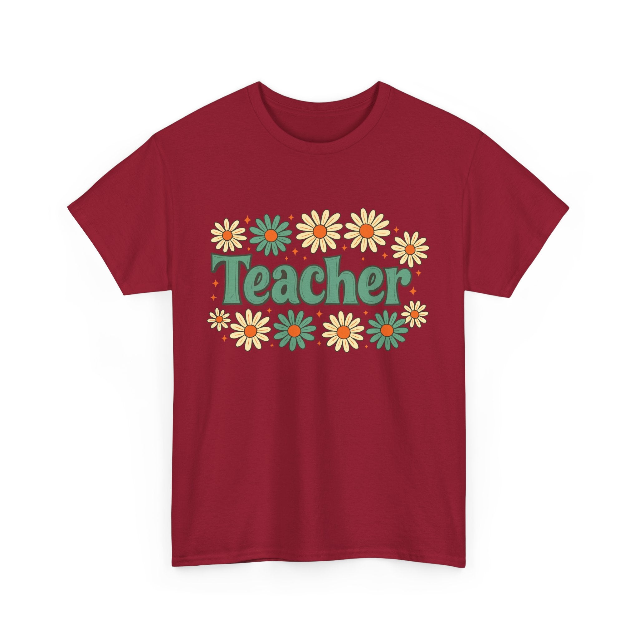 Floral Teacher Tee - Perfect Gift for Educators
