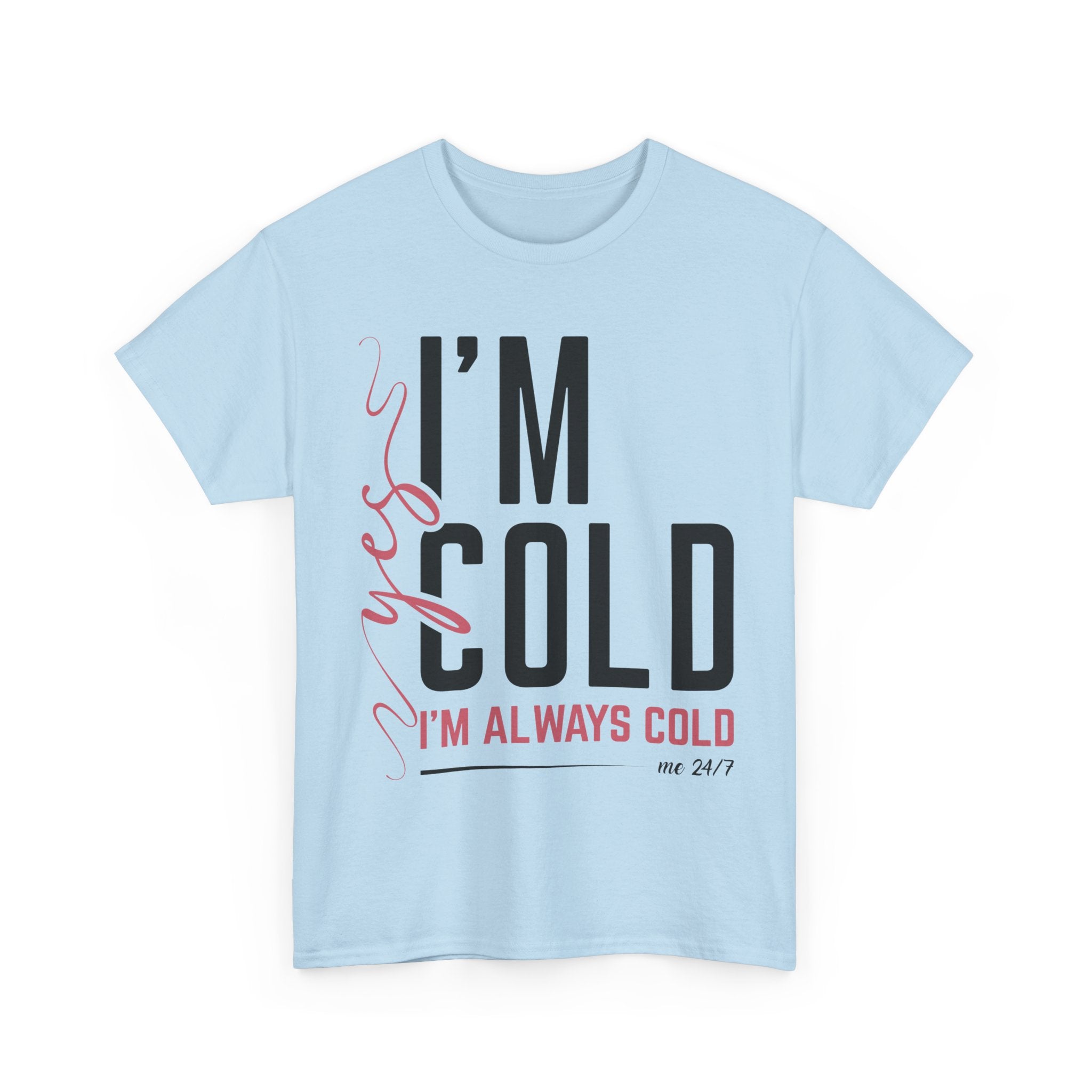 Pink Script Minimalist Unisex Cotton Tee