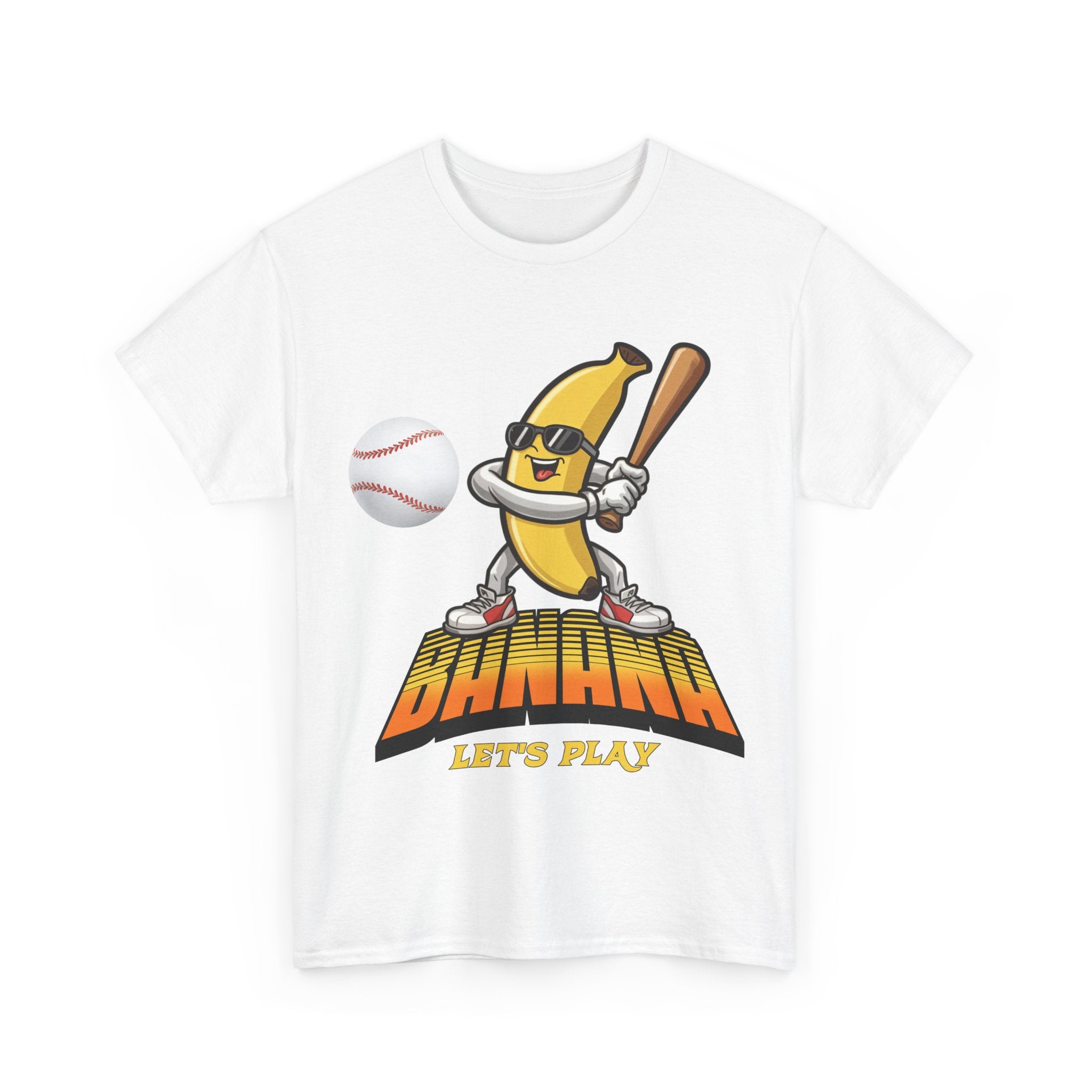 Banana Playing Baseball Tee