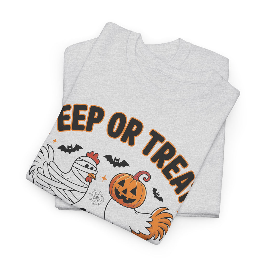 Peep or Treat Halloween Unisex Cotton Tee