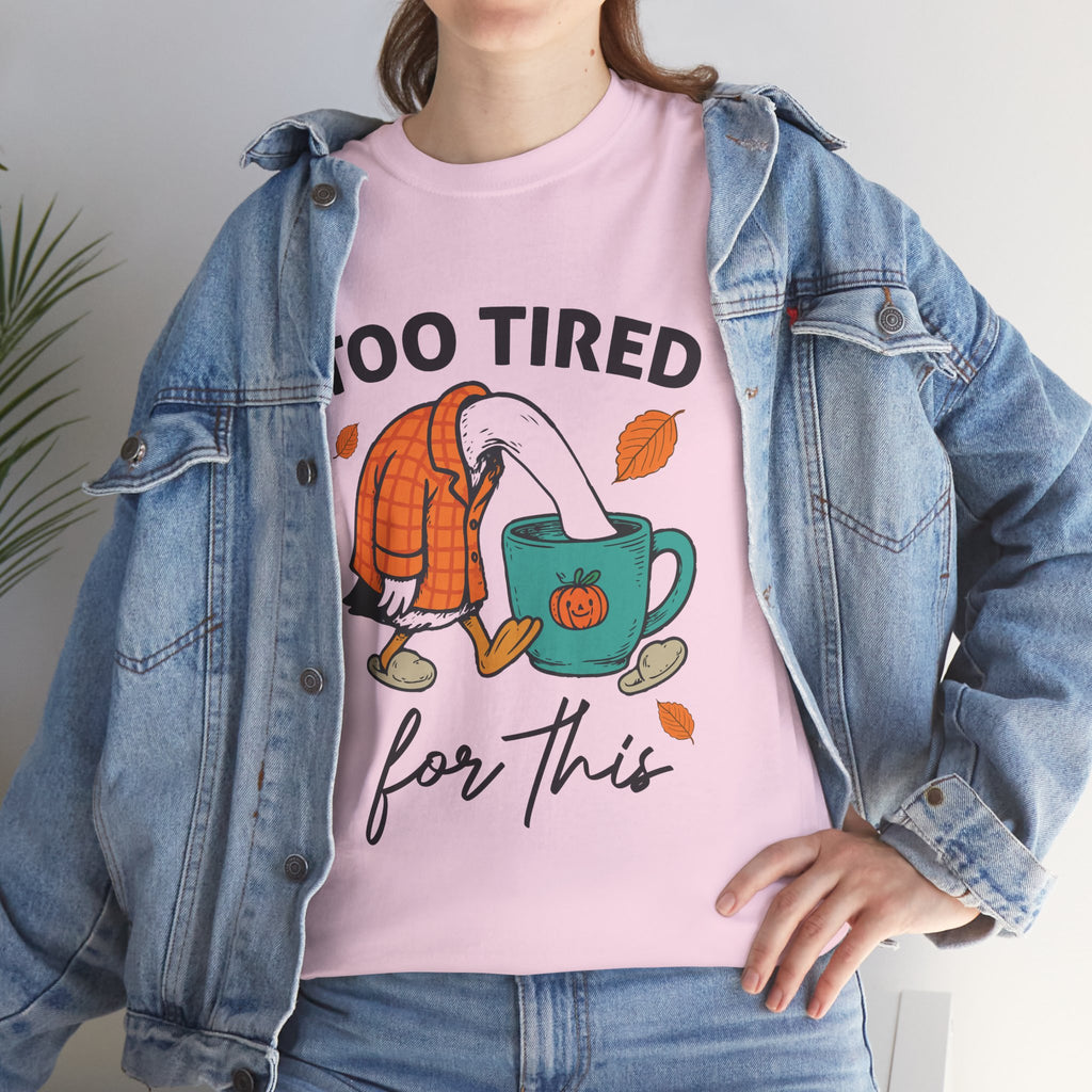 Sleepy Crow Unisex Cotton Tee