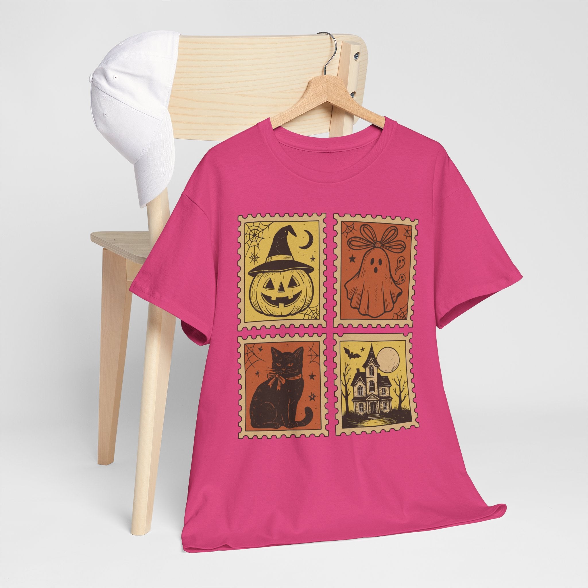 Halloween Stamp Collection Unisex Cotton Tee