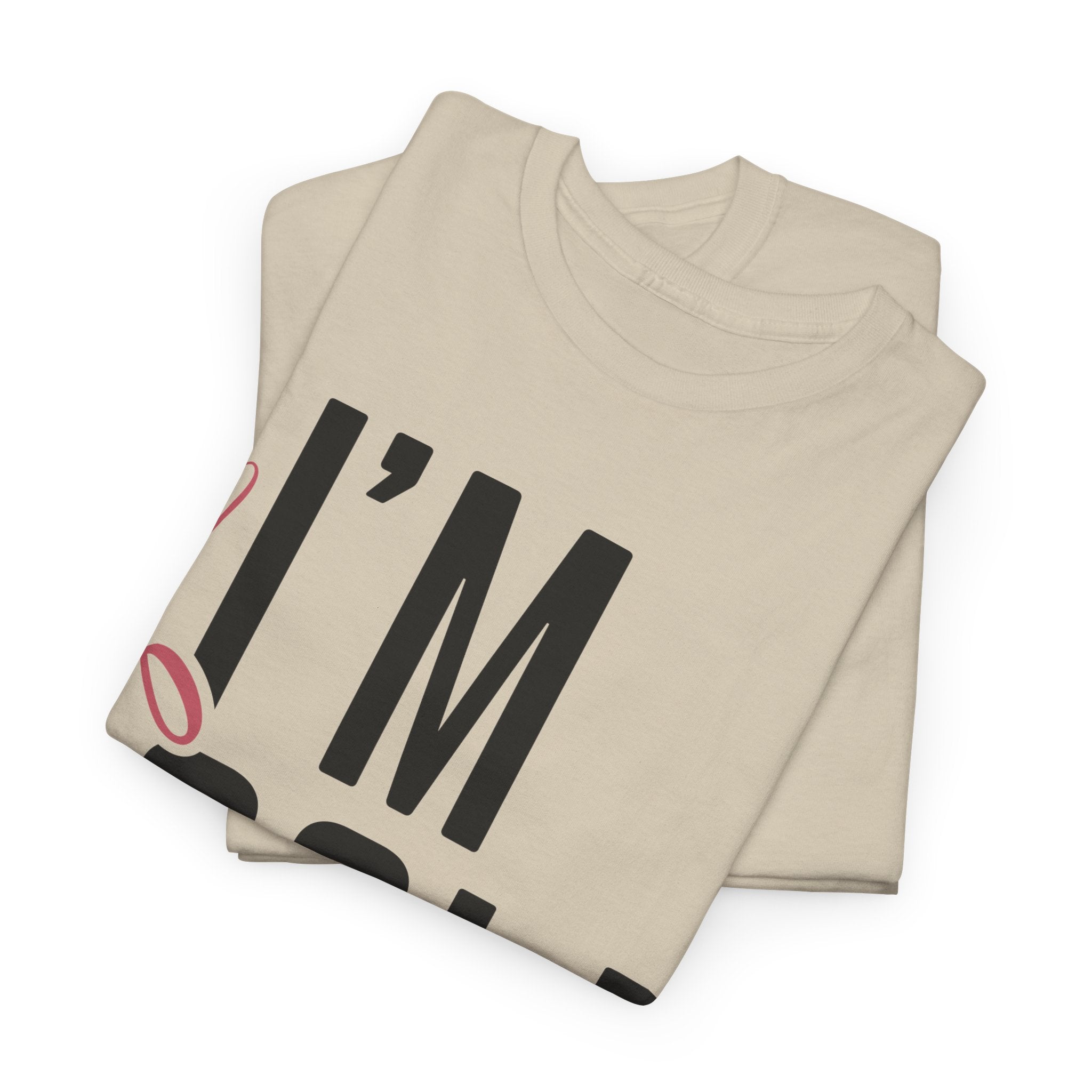 Pink Script Minimalist Unisex Cotton Tee