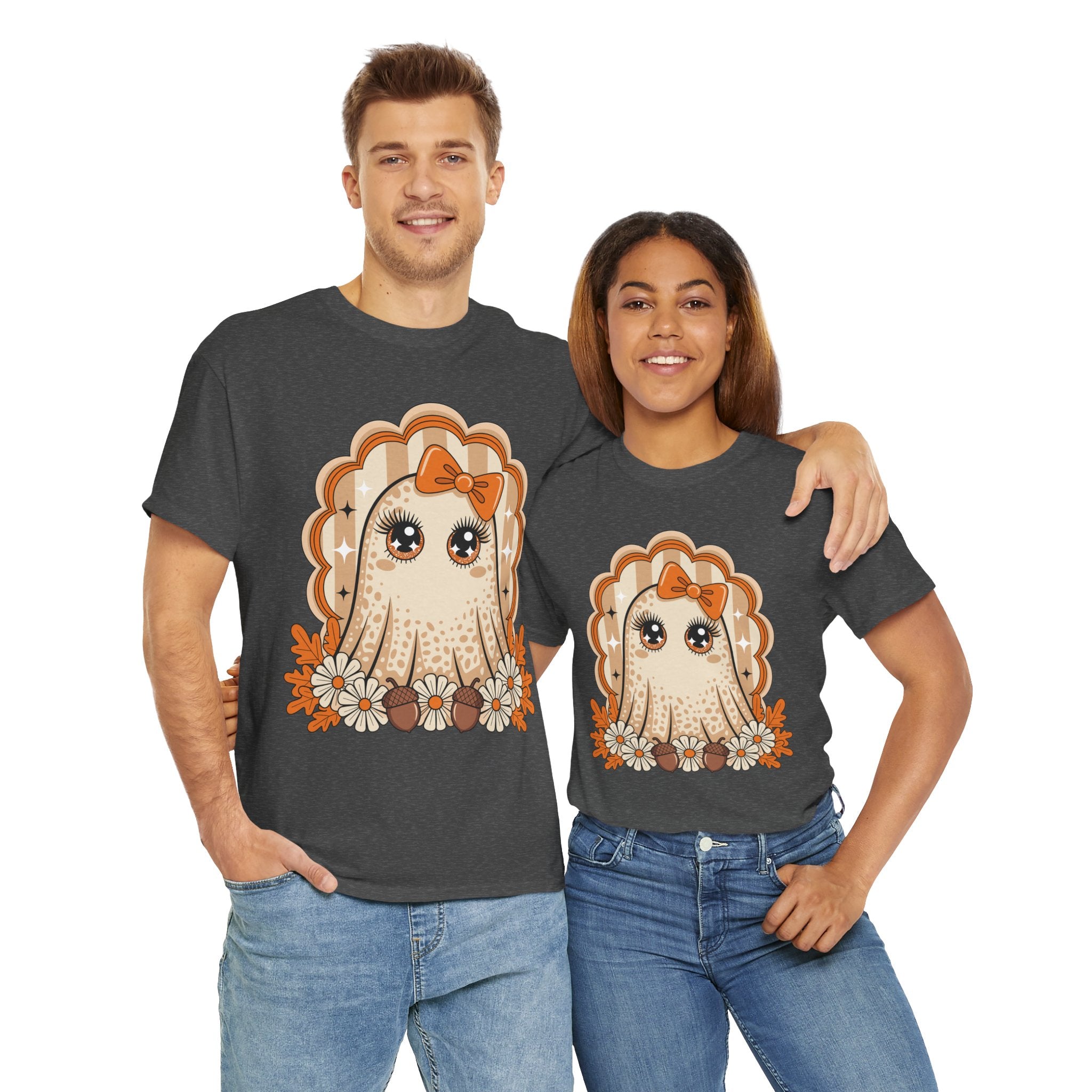 Ghost and Daisies Unisex Cotten Tee