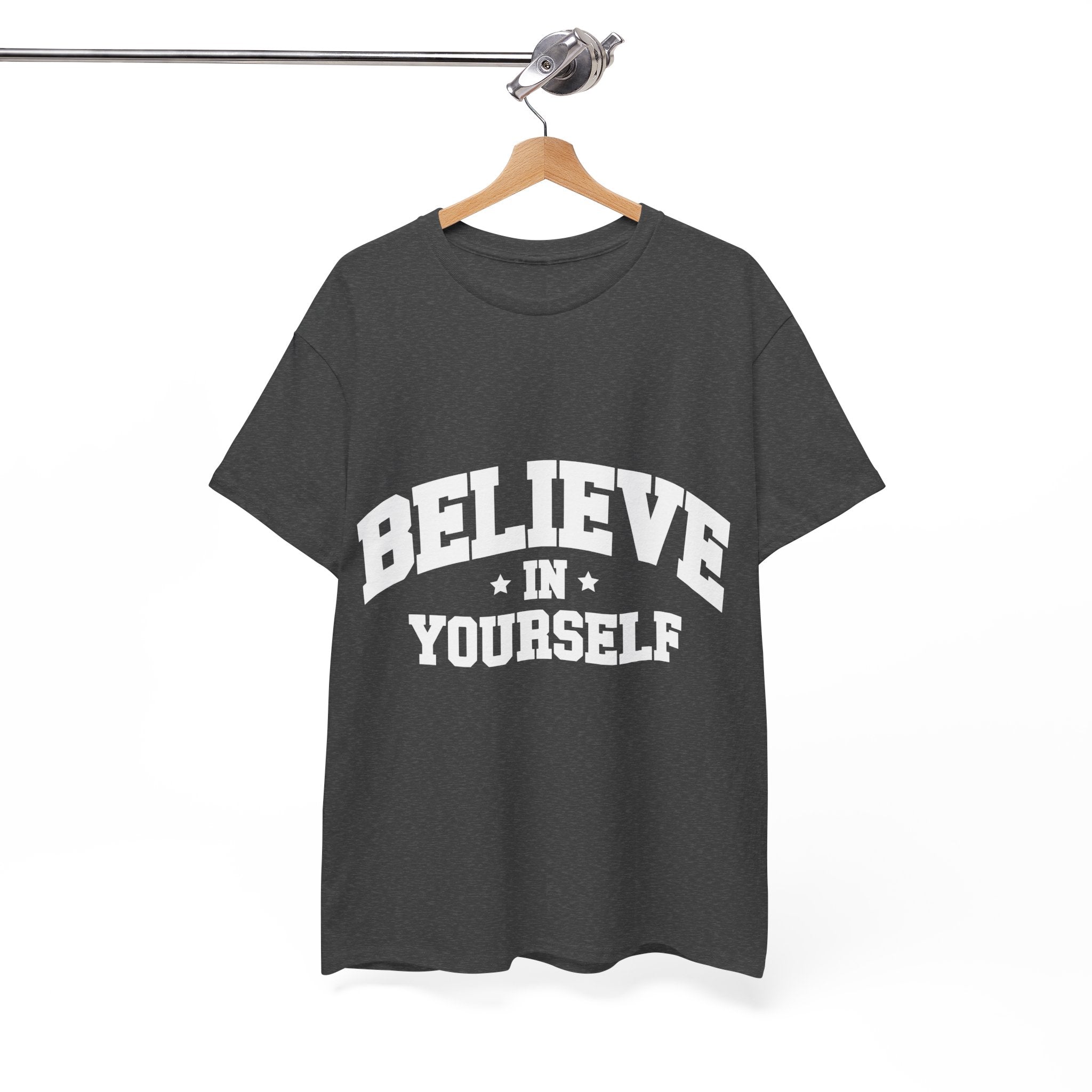 Believe in Yourself Varsity Unisex Cotton Tee
