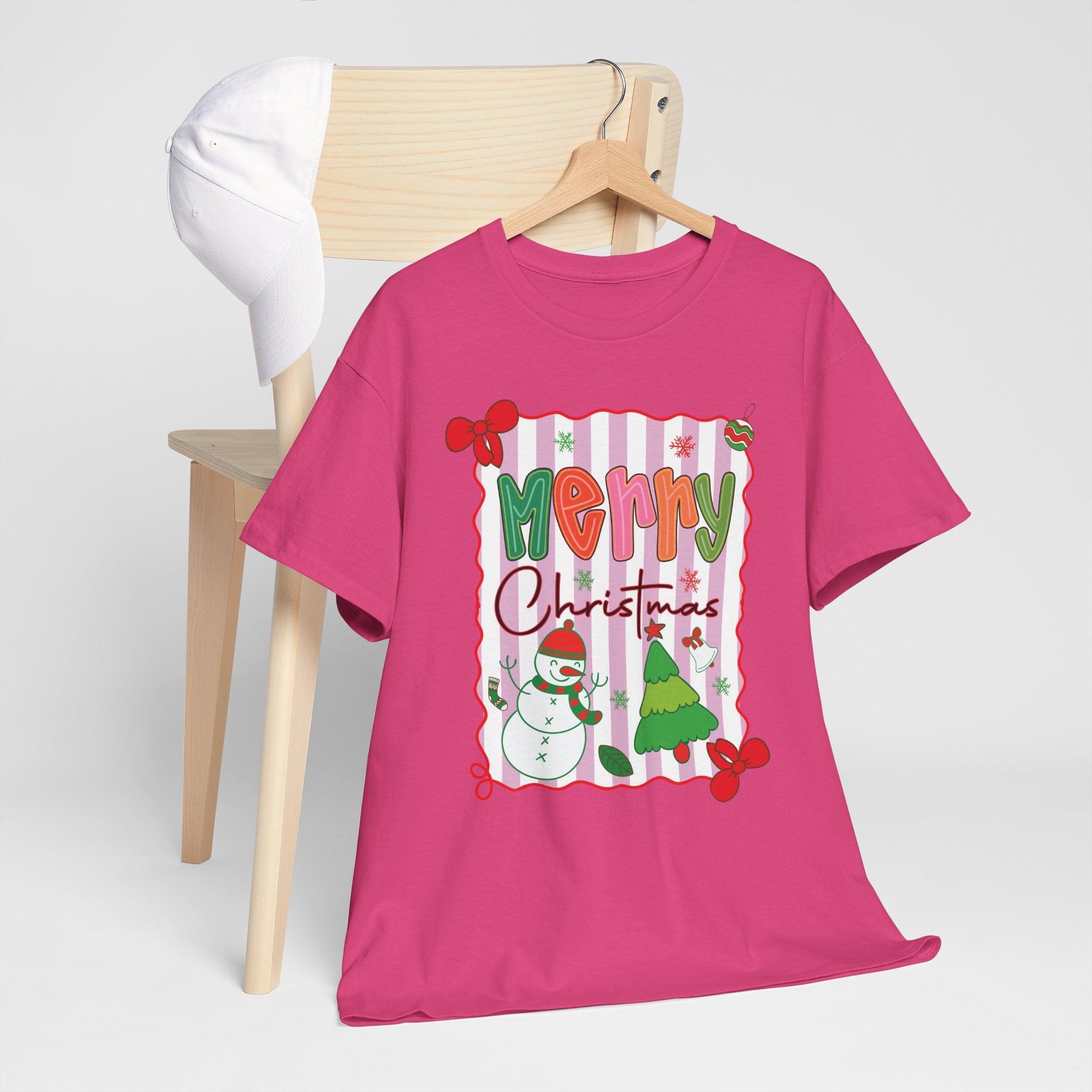 Christmas Snowman Unisex Cotton Tee