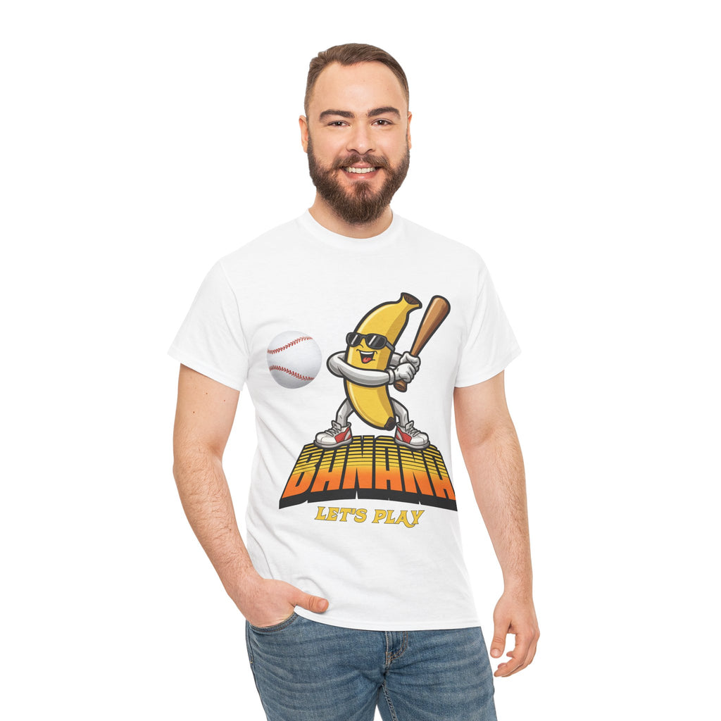 Banana Playing Baseball Tee