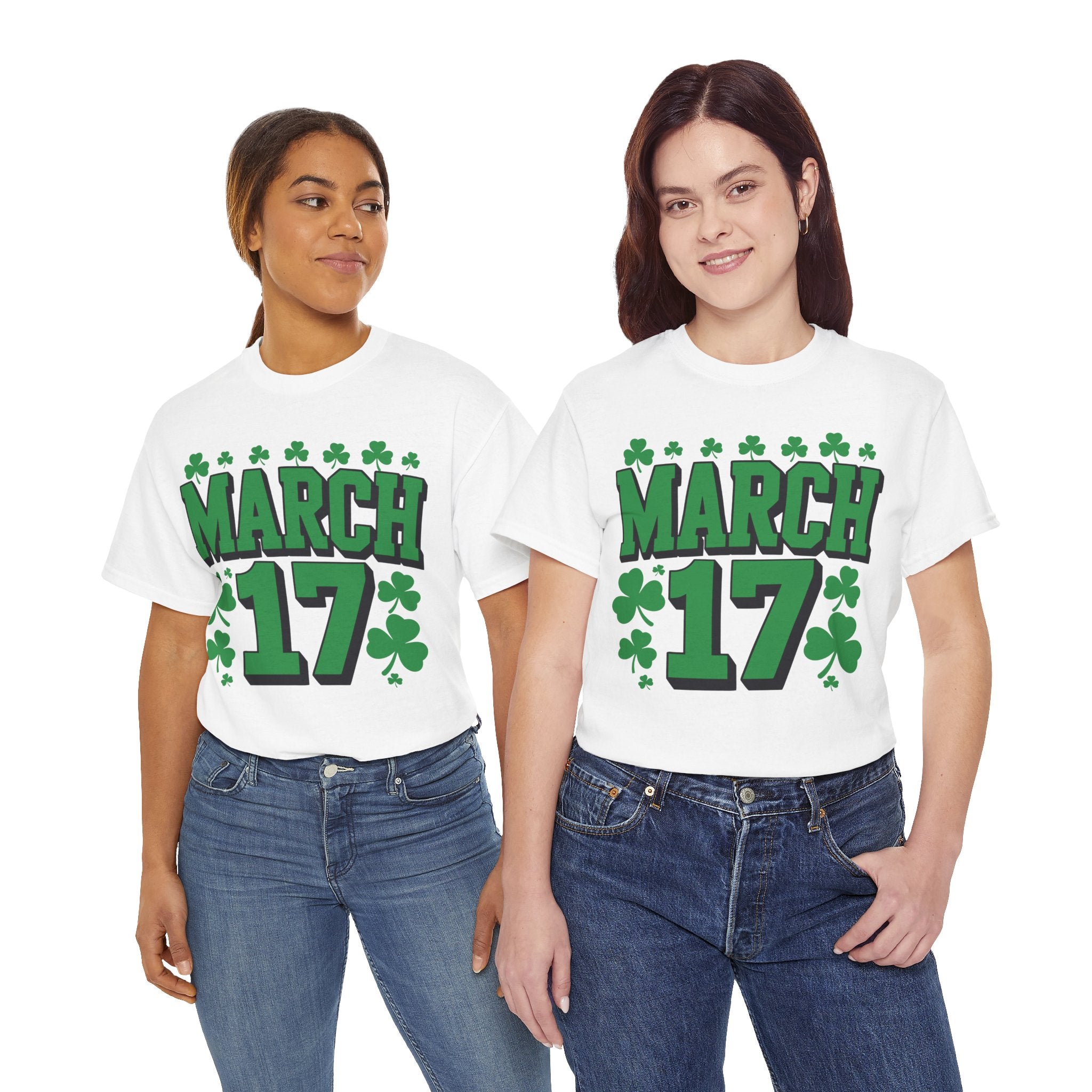St. Patrick’s Day March 17 Shamrock Unisex Cotton T‑Shirt
