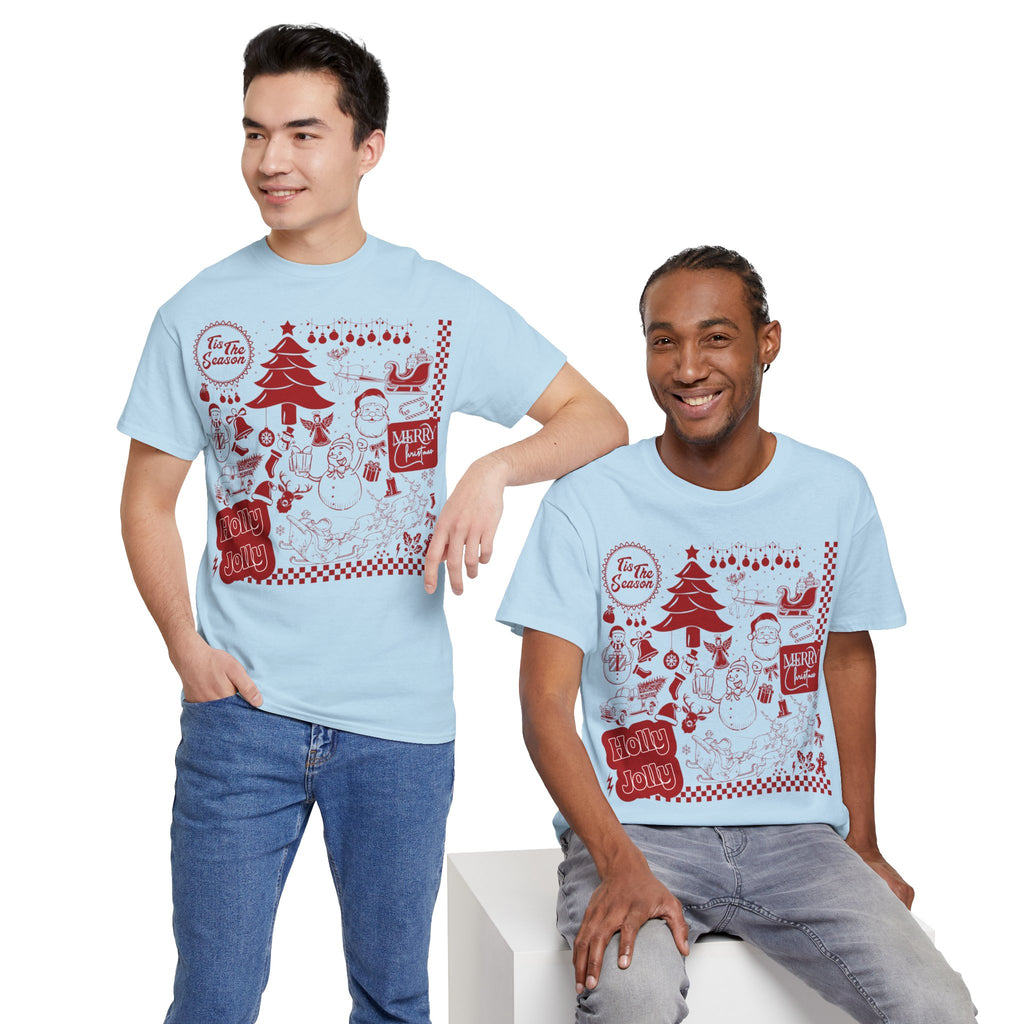 Christmas Festive Unisex Cotton T-shirt