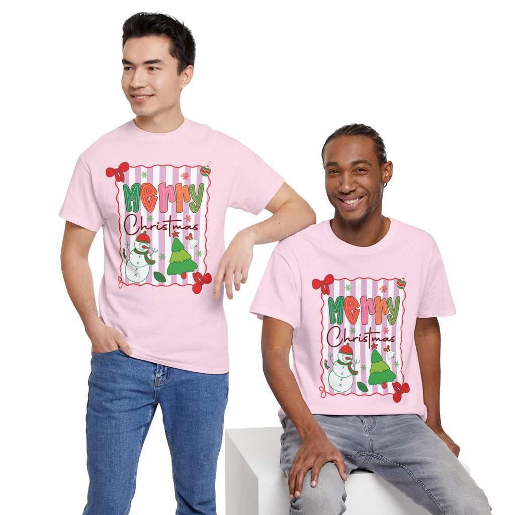 Christmas Snowman Unisex Cotton Tee