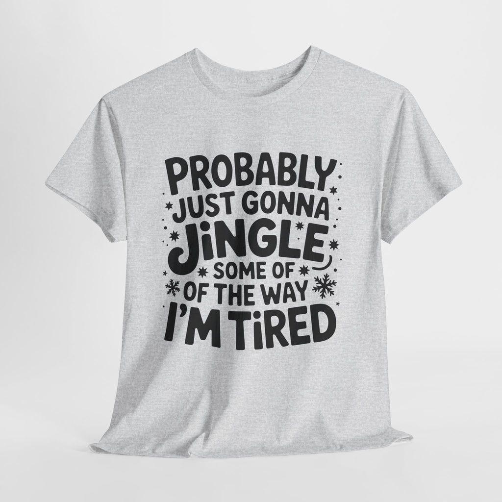 Black & White Minimalist Script Yes, I'm Always Cold Unisex Cotton Tee