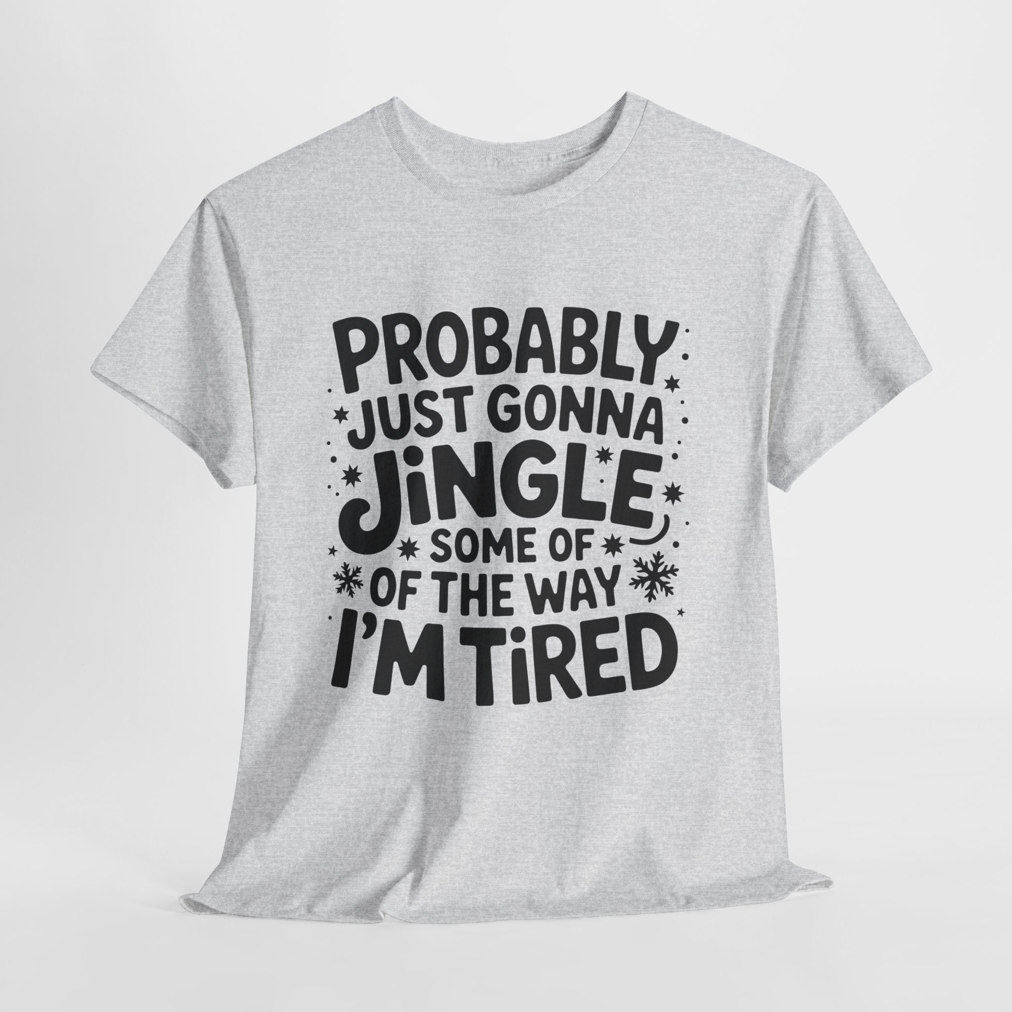 Black & White Minimalist Script Yes, I'm Always Cold Unisex Cotton Tee