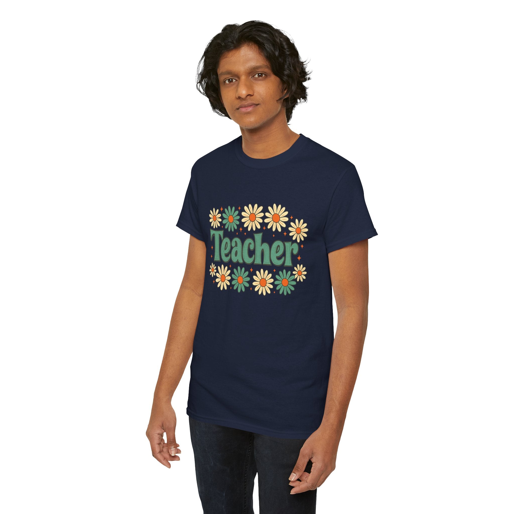 Floral Teacher Tee - Perfect Gift for Educators