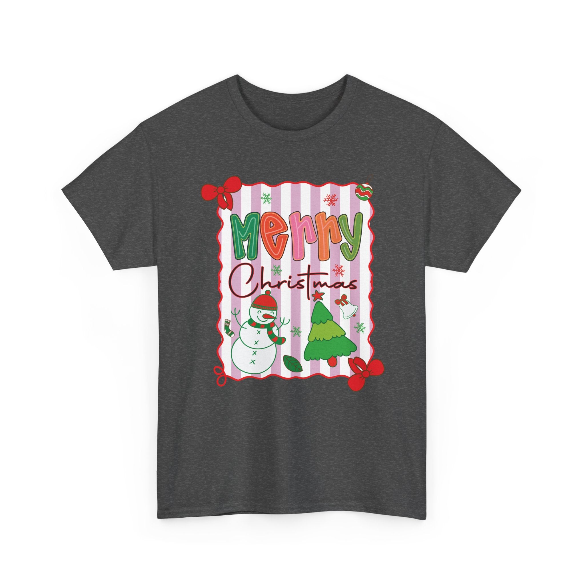Christmas Snowman Unisex Cotton Tee