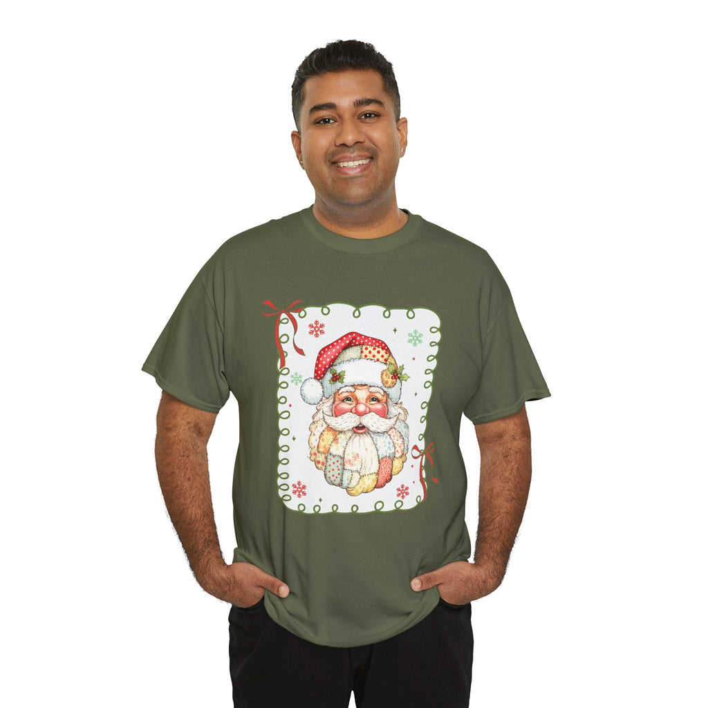 Santa Vintage Unisex Cotton Tee