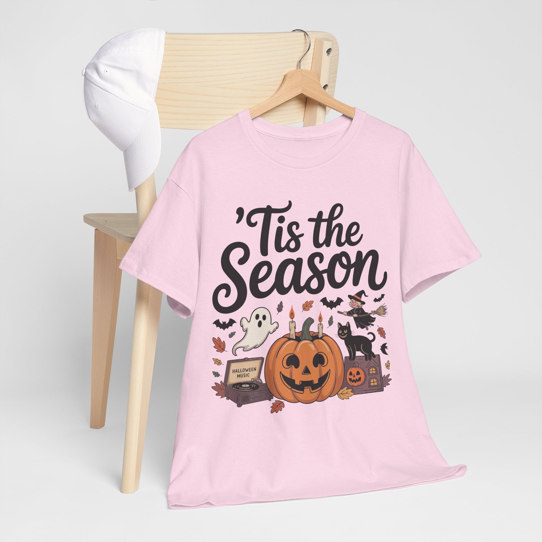 Holiday Season Unisex Cotton T-Shirt - Tis the Season Design