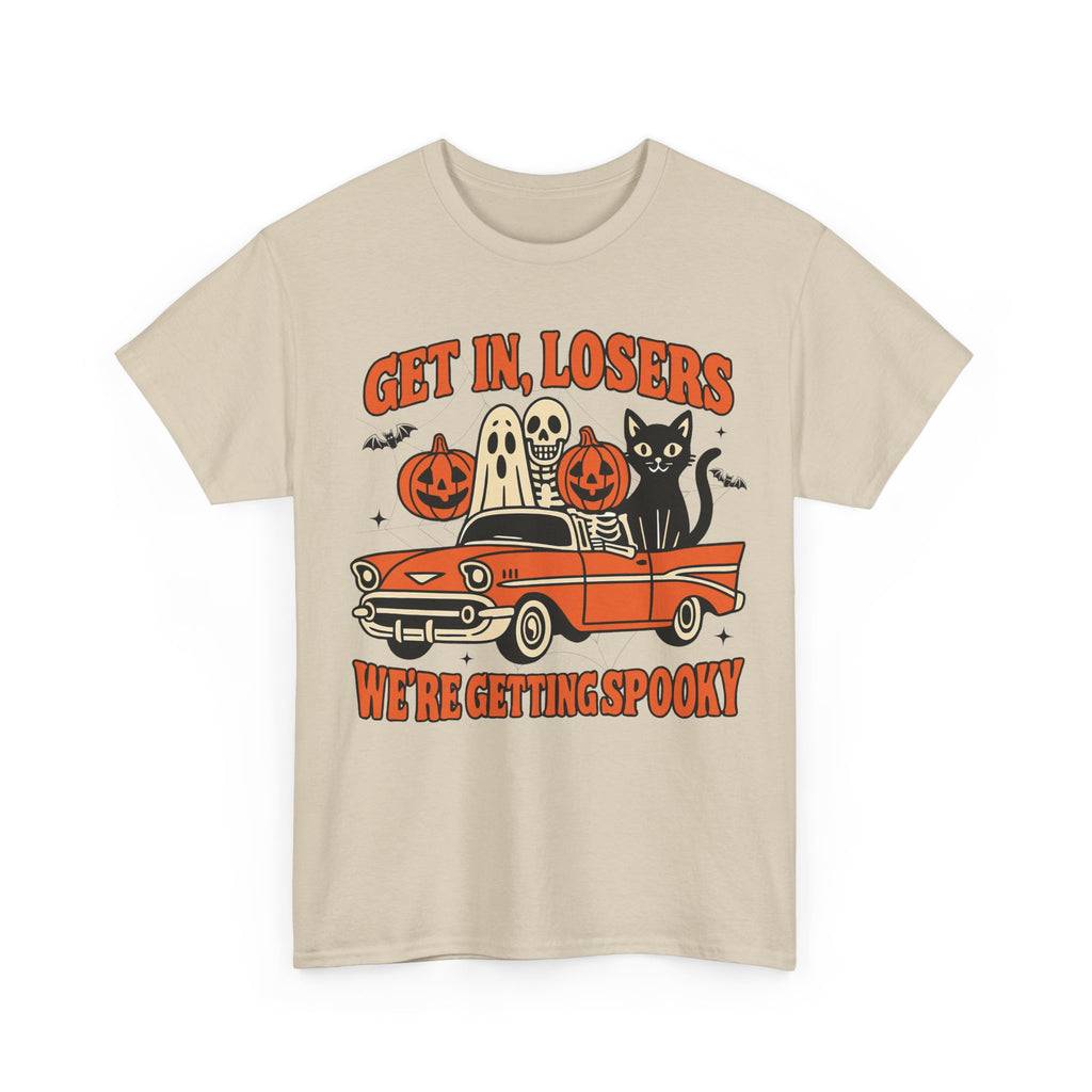 Halloween Skeleton Pumpkin Black Cat Unisex Cotton Tee