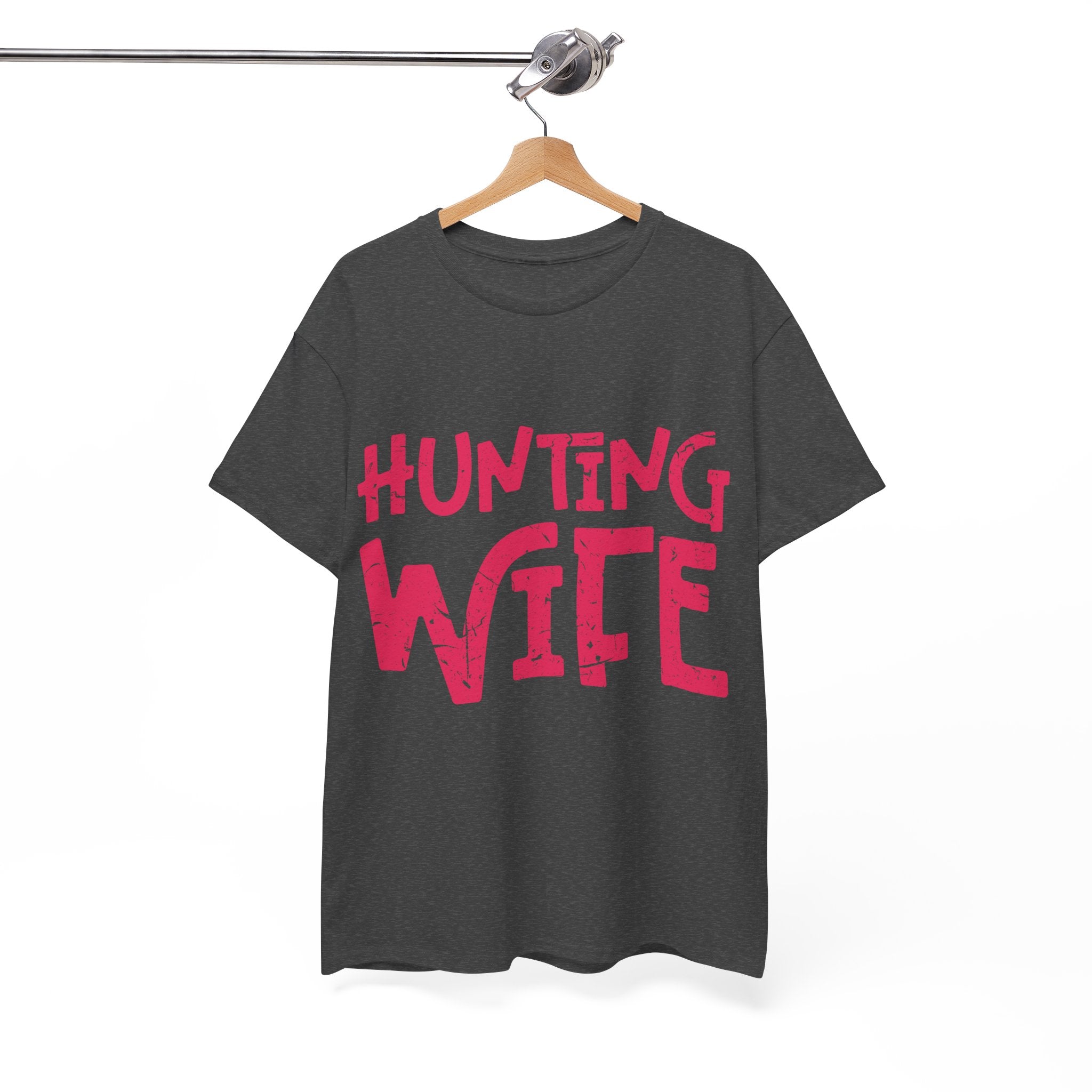 Hunting Season Vintage Badge T-Shirt — Rugged Orange Hunting Unisex Cotton Tee